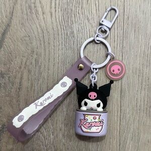 Light Purple Kawaii Sanrio Kuromi Keychain
